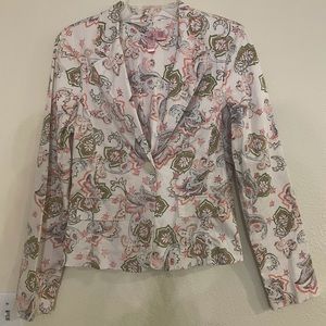 Dolled up by FANG floral blazer size large